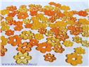 Akrylové květinky - pomerančové